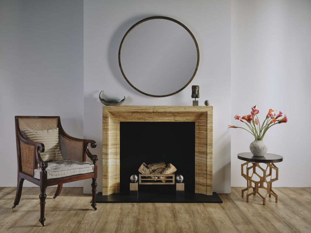 Scarpa In Gold Travertine